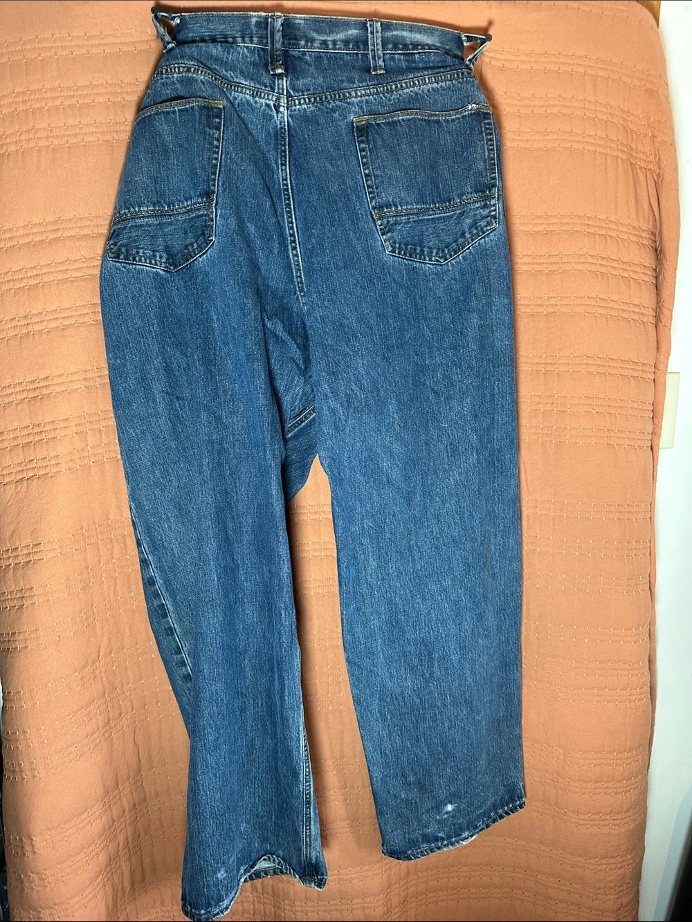 The Foundry Supply Co. Men's Straight Medium Blue Denim Jeans
